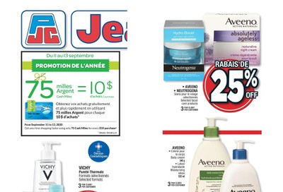 Jean Coutu (QC) Flyer September 10 to 16