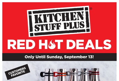 Kitchen Stuff Plus Red Hot Deals Flyer September 8 to 13