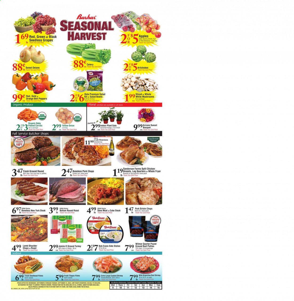 Bashas' (AZ) Weekly Ad September 9 to September 15