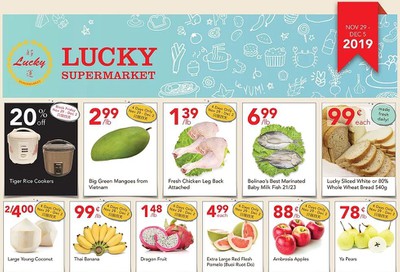 Lucky Supermarket (Surrey) Flyer November 29 to December 5