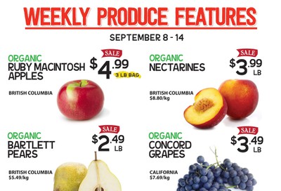 Pomme Natural Market Flyer September 8 to 14