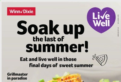 Winn Dixie Weekly Ad August 26 to September 30