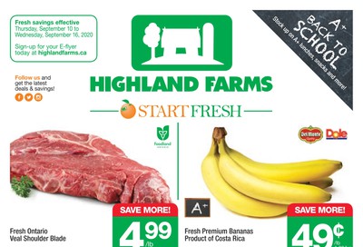 Highland Farms Flyer September 10 to 16