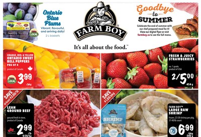 Farm Boy Flyer September 10 to 16