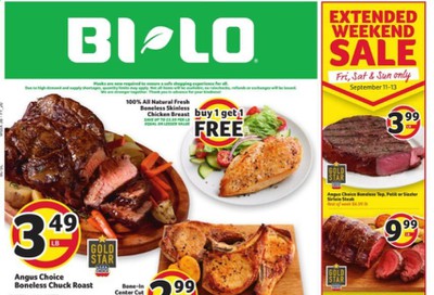 BI-LO Weekly Ad September 9 to September 15