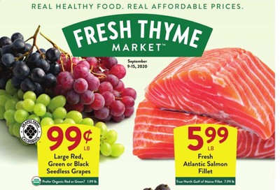 Fresh Thyme Weekly Ad September 9 to September 15