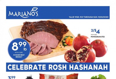 Mariano’s Weekly Ad September 2 to September 20