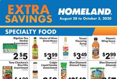 Homeland Weekly Ad August 28 to October 3