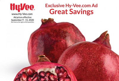 Hy-Vee (IA, IL, KS, MN, MO, NE, SD, WI) Weekly Ad September 9 to September 15