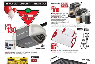 Canadian Tire (ON) 98th Birthday Week-Long Sale Flyer September 11 to 17