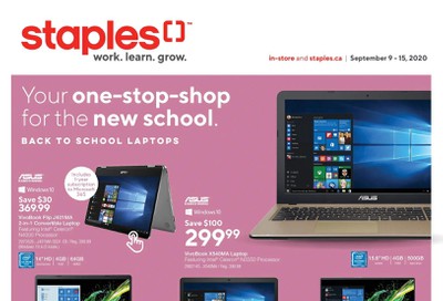 Staples Flyer September 9 to 15