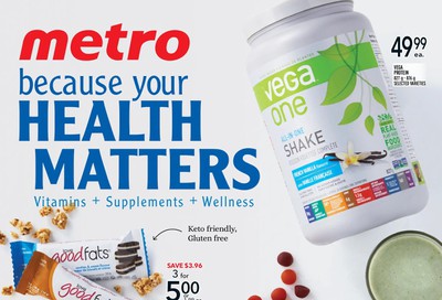 Metro (ON) Health Matters Flyer September 10 to October 14