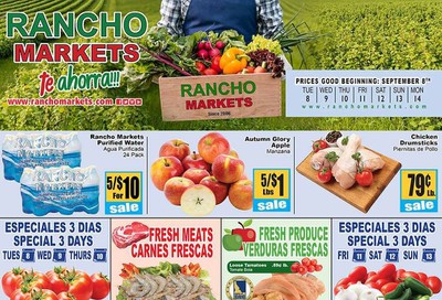 Rancho Markets Weekly Ad September 8 to September 14