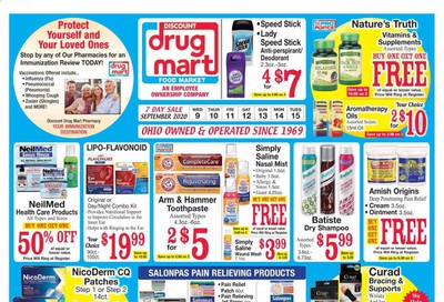 Discount Drug Mart Weekly Ad September 9 to September 15