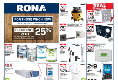 Rona (West) Flyer September 10 to 16