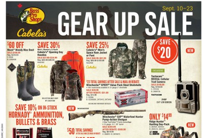 Cabela's Flyer September 10 to 23