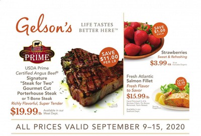 Gelson's Weekly Ad September 9 to September 15