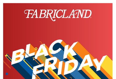 Fabricland (West) Black Friday Flyer November 29 to December 1