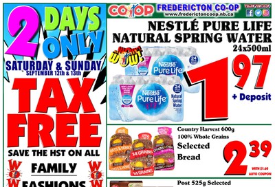 Fredericton Co-op Flyer September 10 to 16