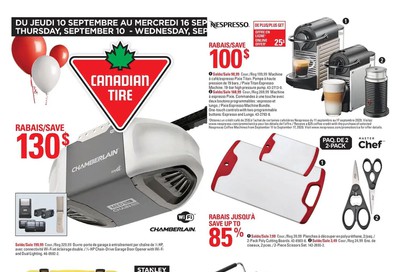 Canadian Tire (QC) Flyer September 10 to 16