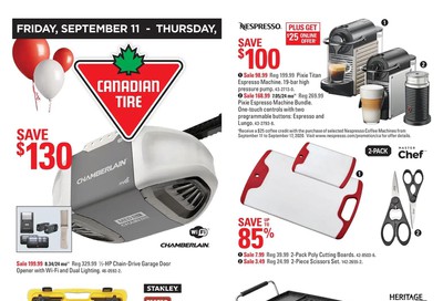 Canadian Tire (Atlantic) Flyer September 11 to 17