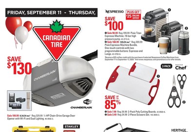 Canadian Tire (West) Flyer September 11 to 17