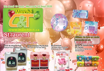 Marche C&T (St. Laurent) Flyer September 10 to 16