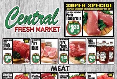 Central Fresh Market Flyer September 10 to 17