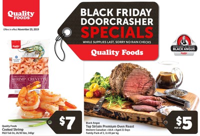 Quality Foods One-Day Specials Flyer November 29