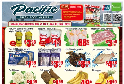 Pacific Fresh Food Market (North York) Flyer November 29 to December 5