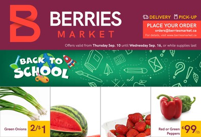 Berries Market Flyer September 10 to 16