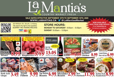 LaMantia's Flyer September 10 to 16