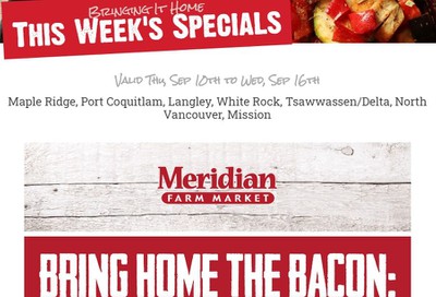 Meridian Farm Market Flyer September 10 to 16