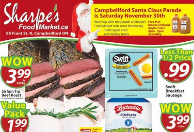 Sharpe's Food Market Flyer November 28 to December 4