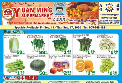 Yuan Ming Supermarket Flyer September 11 to 17