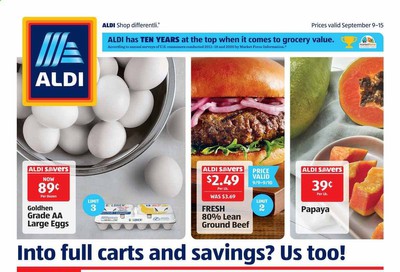 ALDI (CA) Weekly Ad September 9 to September 15