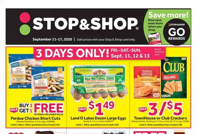 Stop & Shop (CT) Weekly Ad September 11 to September 17