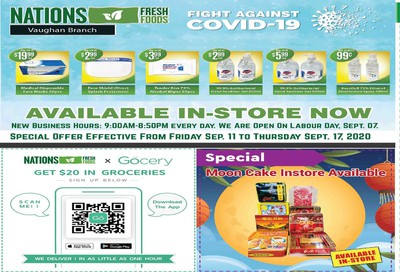 Nations Fresh Foods (Vaughan) Flyer September 11 to 17