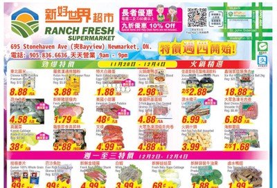 Ranch Fresh Supermarket Flyer November 28 to December 4