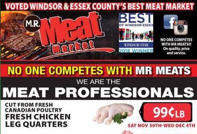 M.R. Meat Market Flyer November 30 to December 7