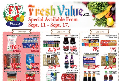 Fresh Value Flyer September 11 to 17