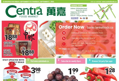 Centra Foods (Barrie) Flyer September 11 to 17