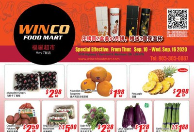 WinCo Food Mart (HWY 7) Flyer September 10 to 16