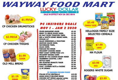 WayWay Food Mart Flyer November 29 to December 5