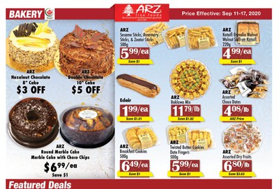 Arz Fine Foods Flyer September 11 to 17