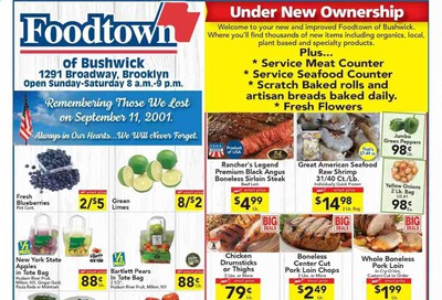 Foodtown Weekly Ad September 11 to September 17