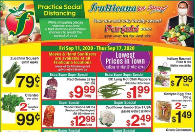 Fruiticana (Calgary) Flyer September 11 to 17