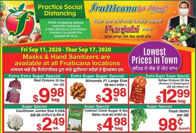 Fruiticana (Edmonton) Flyer September 11 to 17