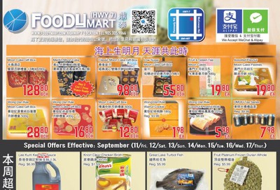 FoodyMart (HWY7) Flyer September 11 to 17