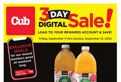 Cub Foods Weekly Ad September 11 to September 13